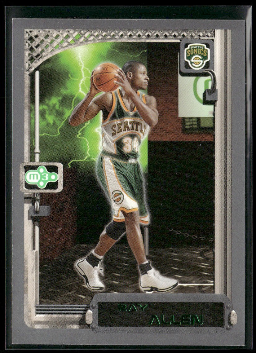 Ray Allen Player Lot Bundle 10 Basketball Cards RA001 Bucks back
