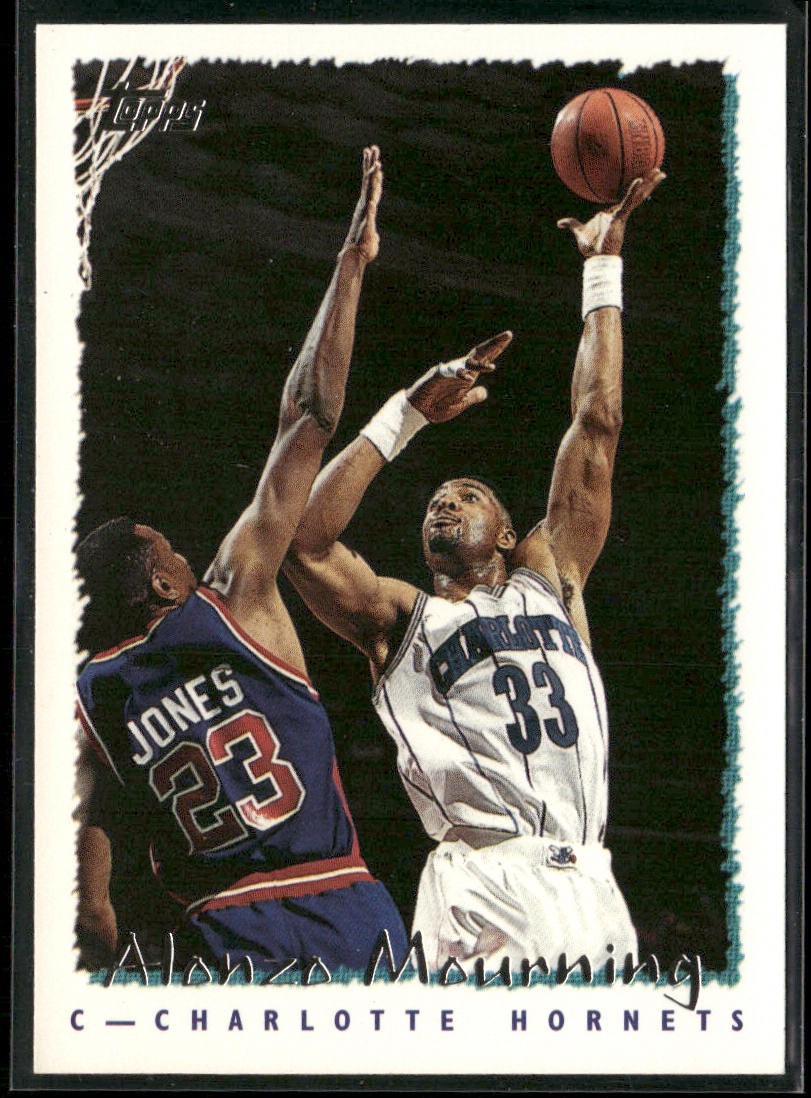 Alonzo Mourning Player Lot Bundle 10 Different Basketball Cards AM001 Heat back