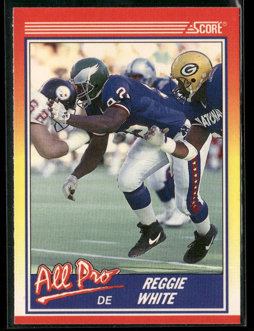 Reggie White Player Lot Bundle 10 Different Football Cards RW007 Eagles Packers back