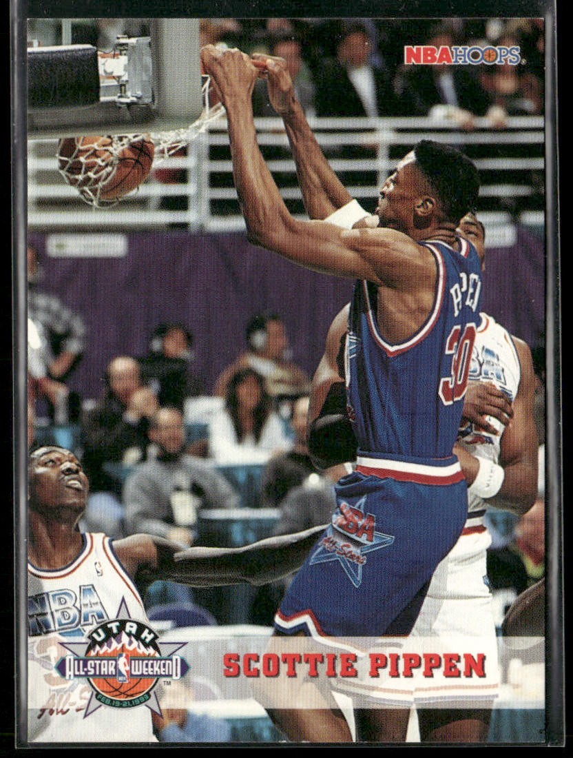 Scottie Pippen Player Lot Bundle 10 Basketball Cards SP003 Chicago Bulls back