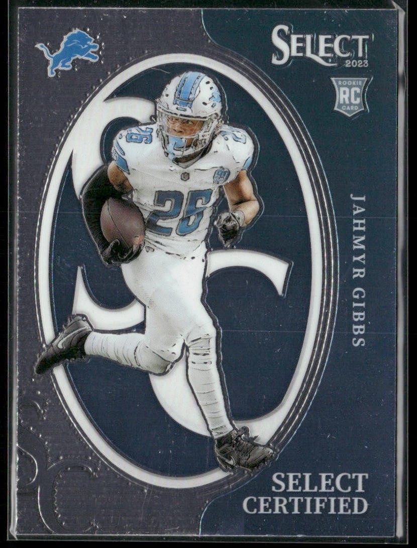 Jahmyr Gibbs Player Lot Bundle 10 Different Football Cards JG001 Lions 6 RC back