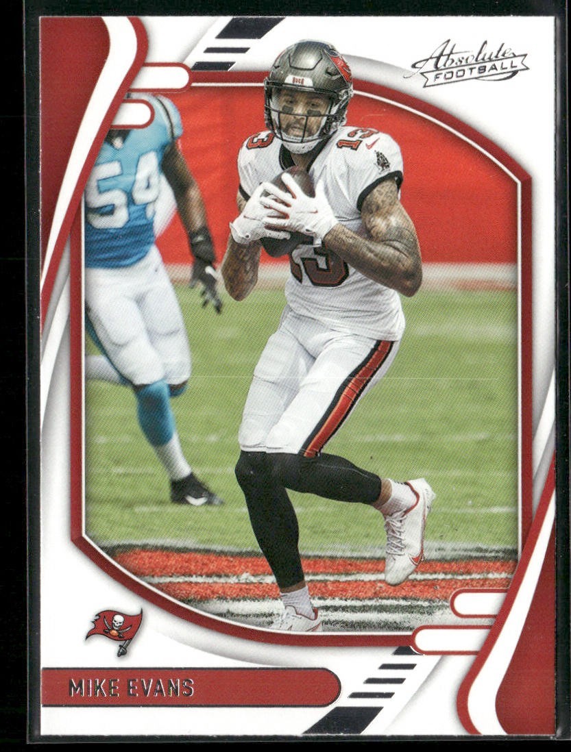 Mike Evans Player Lot Bundle 10 Different Football Cards ME003 Buccaneers back