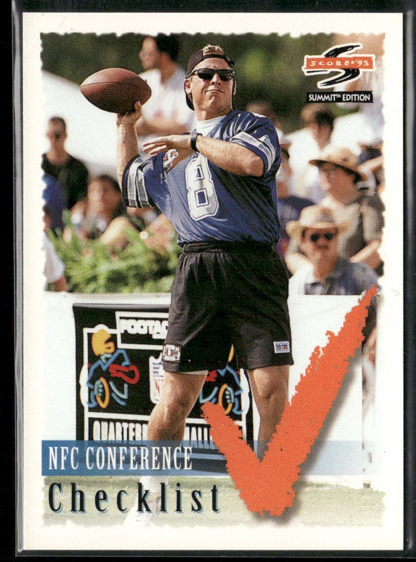 Troy Aikman Player Lot Bundle 10 Different Football Cards TA009 Cowboys back