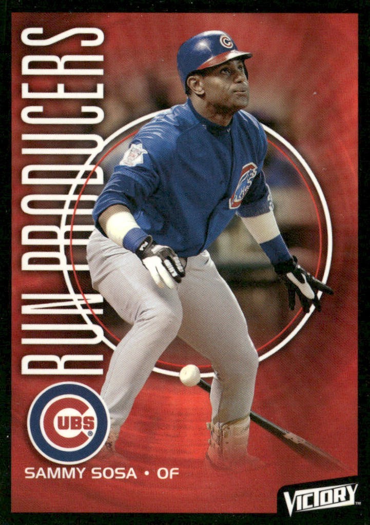Sammy Sosa Lot Bundle 10 Different Baseball Cards SS001 Cubs back