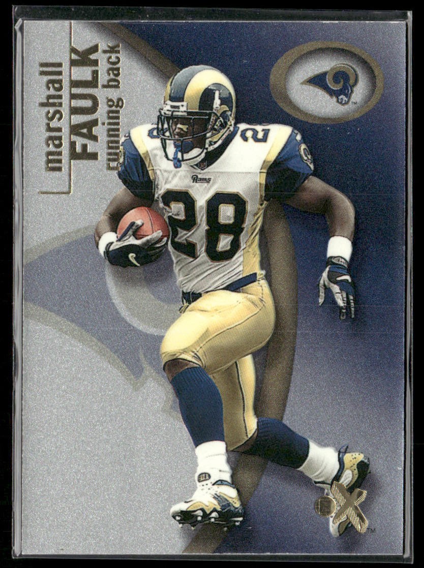 Marshall Faulk Player Lot Bundle 10 Different Football Cards MF001 Colts Rams back