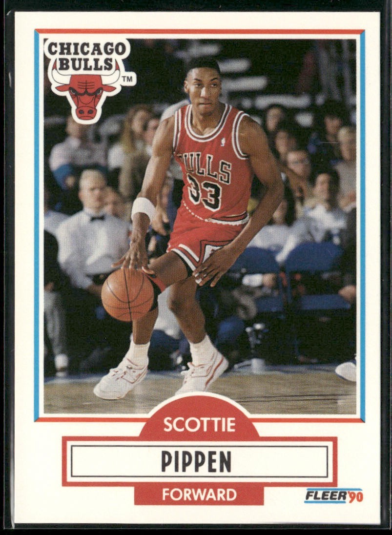 Scottie Pippen Player Lot Bundle 10 Basketball Cards SP003 Chicago Bulls back