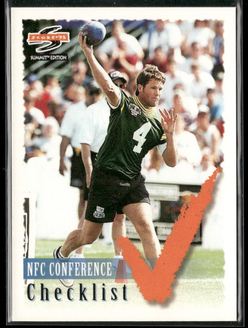 Brett Favre Player Lot Bundle 10 Different Football Cards BF001 Packers back