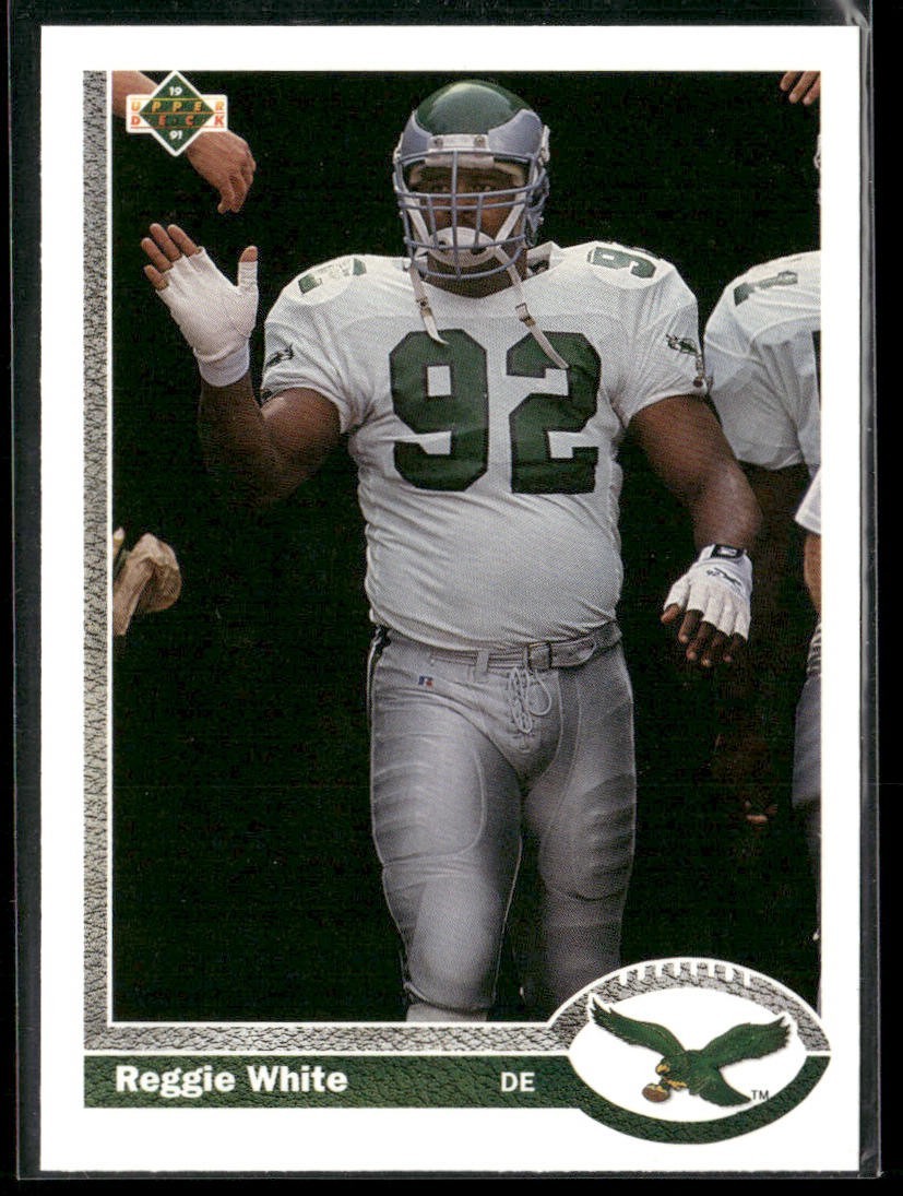 Reggie White Player Lot Bundle 10 Different Football Cards RW002 Eagles Packers back