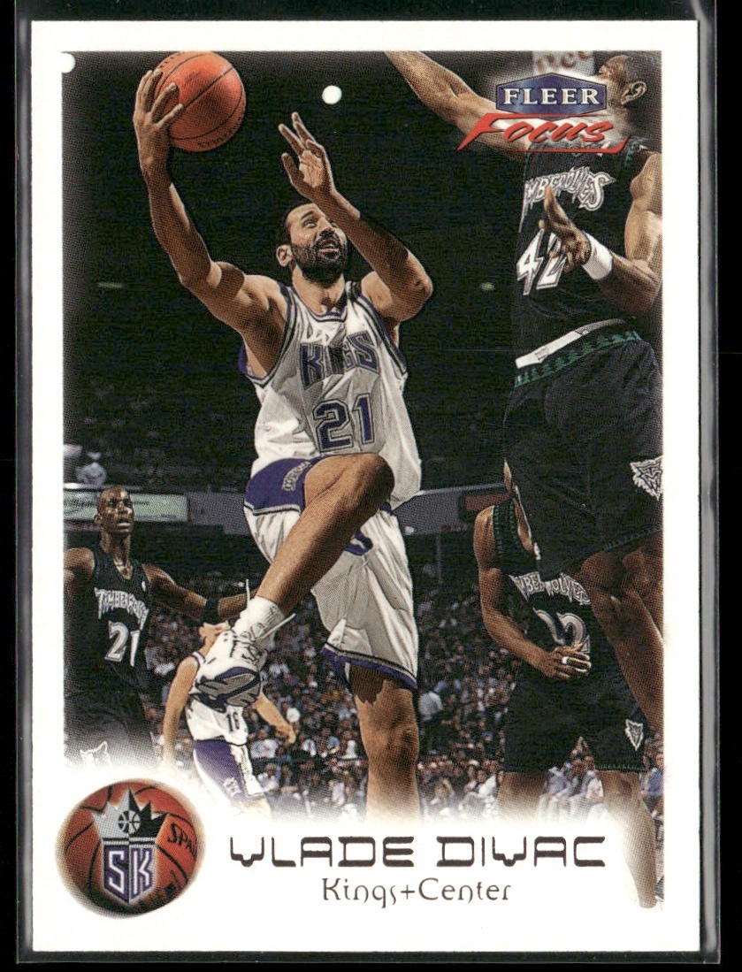 Vlade Divac Player Lot Bundle 10 Basketball Cards VD004 Lakers Hornets back