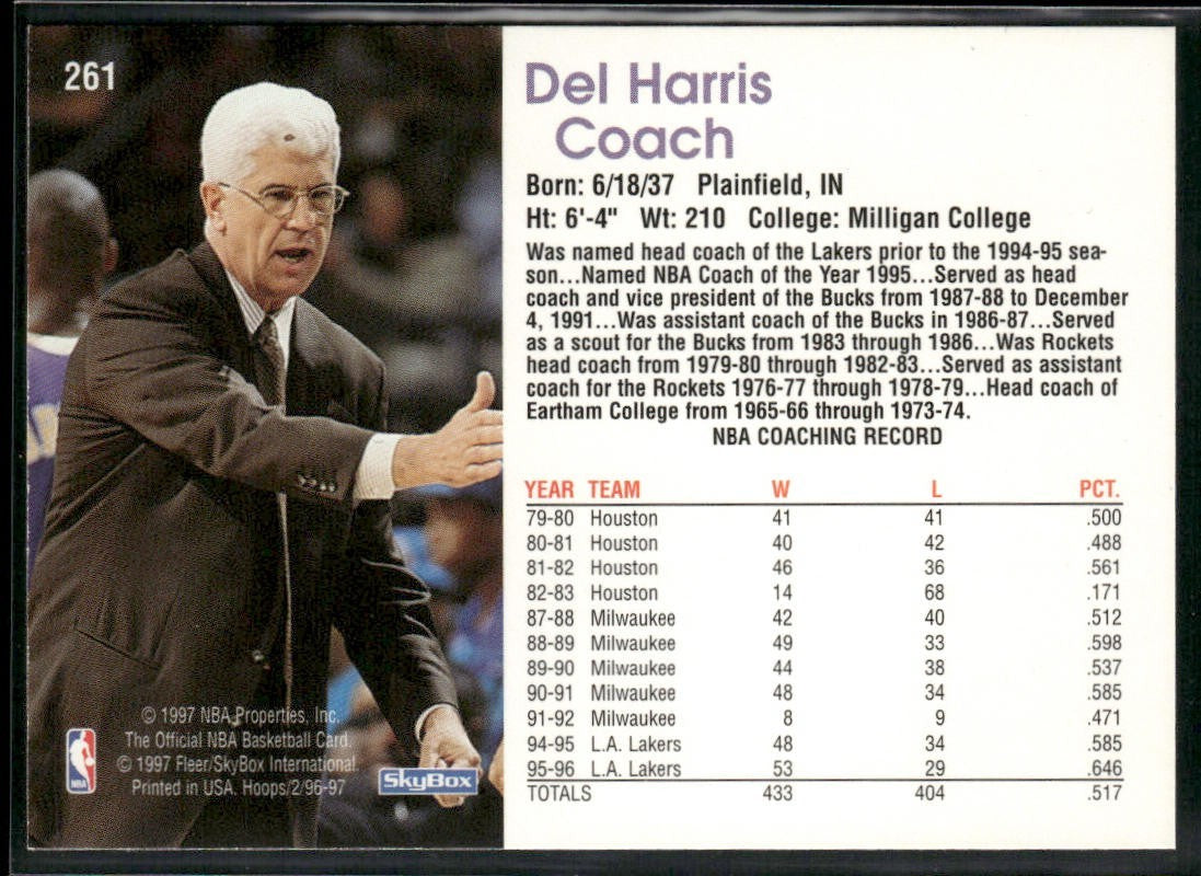 NBA Coaches Lot Bundle 10 Basketball Cards C009 Various Teams back
