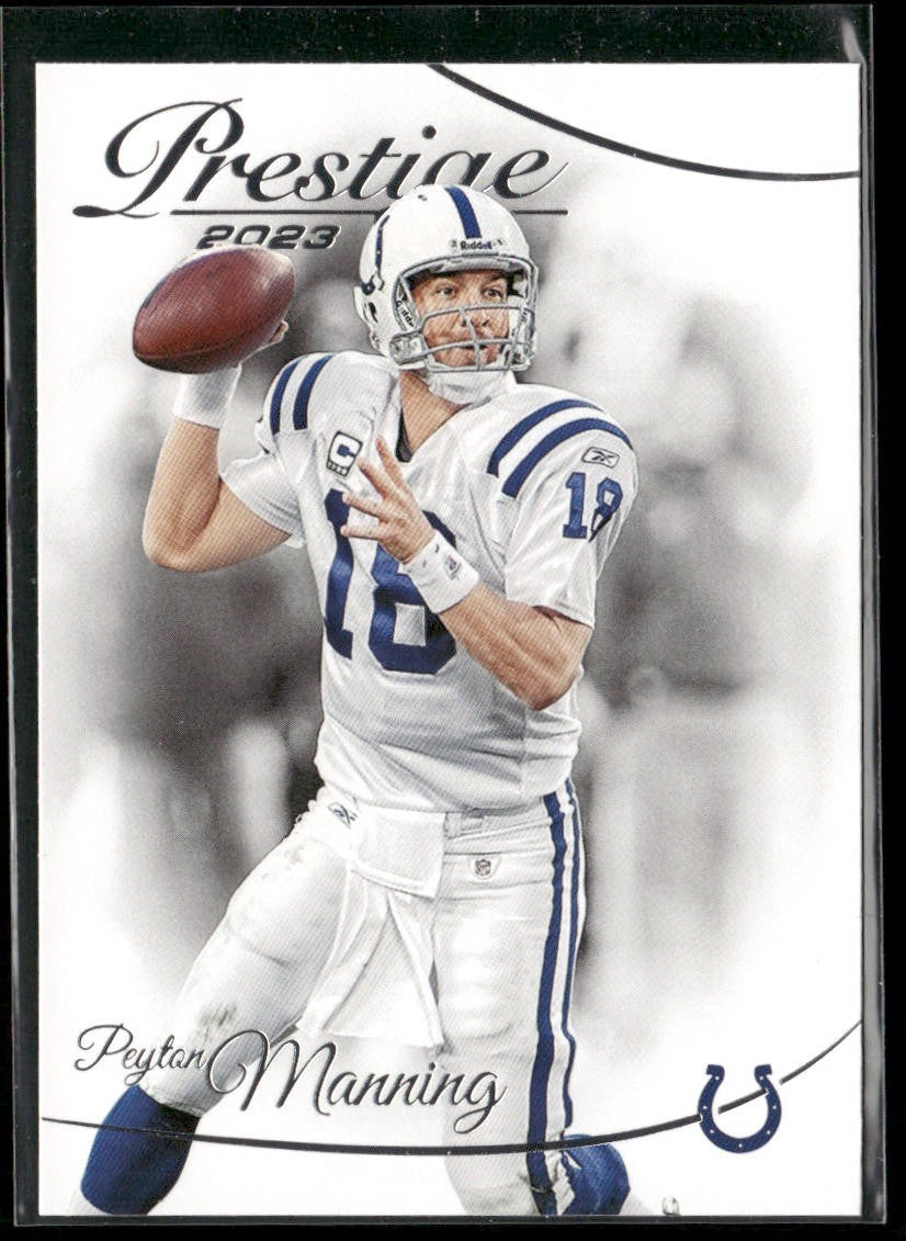 Peyton Manning Player Lot Bundle 10 Different Football Cards PM002 Colts back