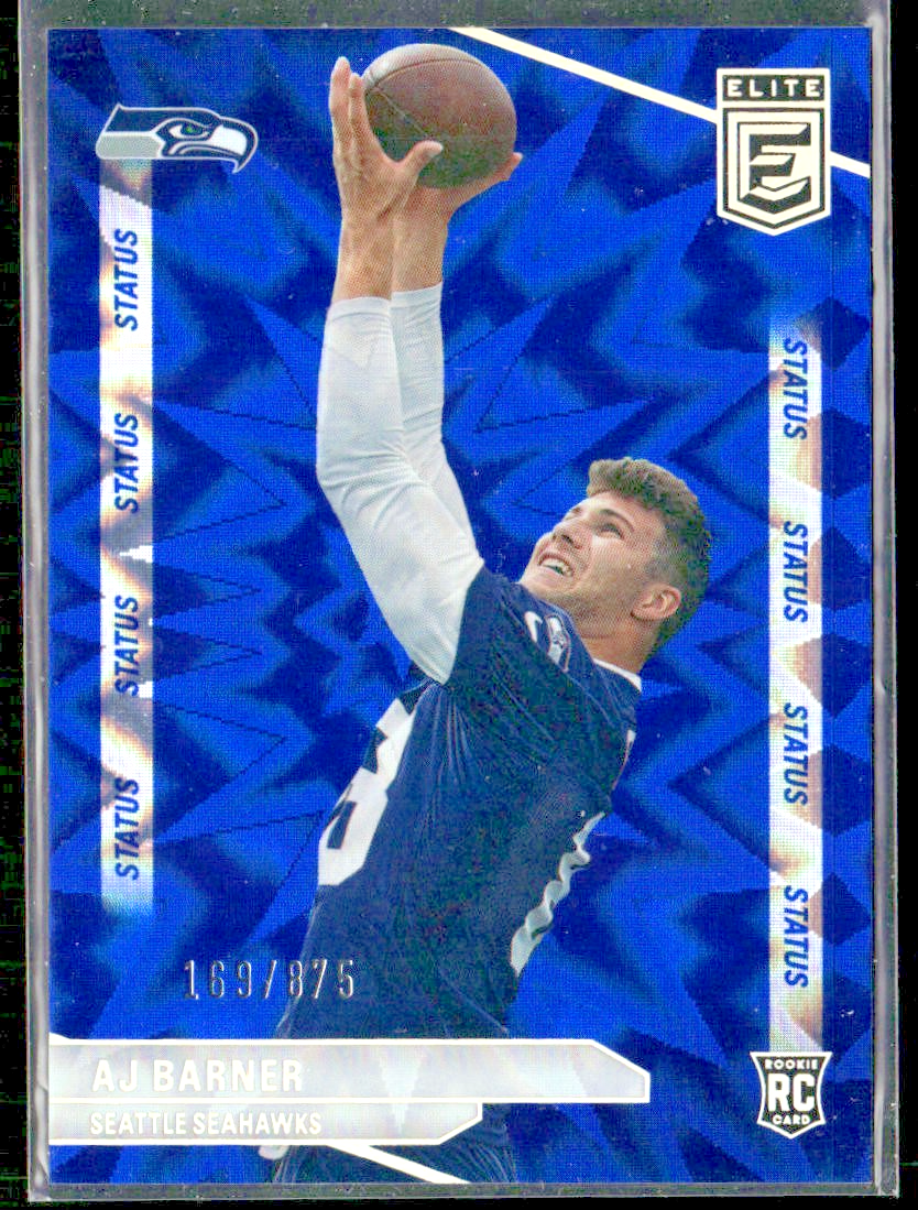 2024 Panini Donruss Elite - Rookies AJ Barner #132 Status Explosion /875 (RC) front