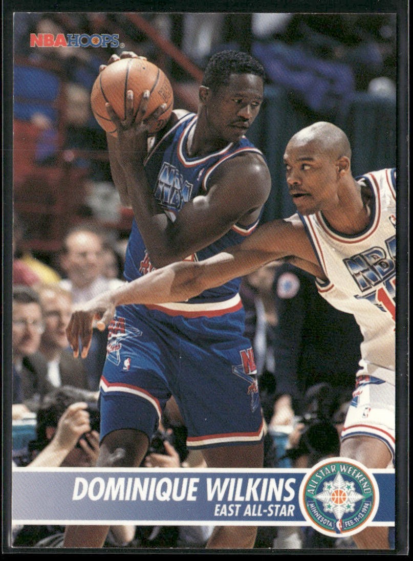 Dominique Wilkins Player Lot Bundle 10 Basketball Cards DW004 Hawks back