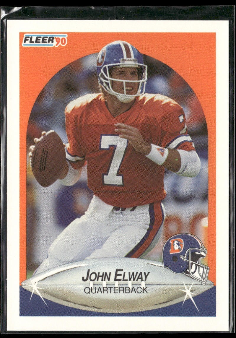 John Elway Player Lot Bundle 10 Different Football Cards JE007 Broncos back