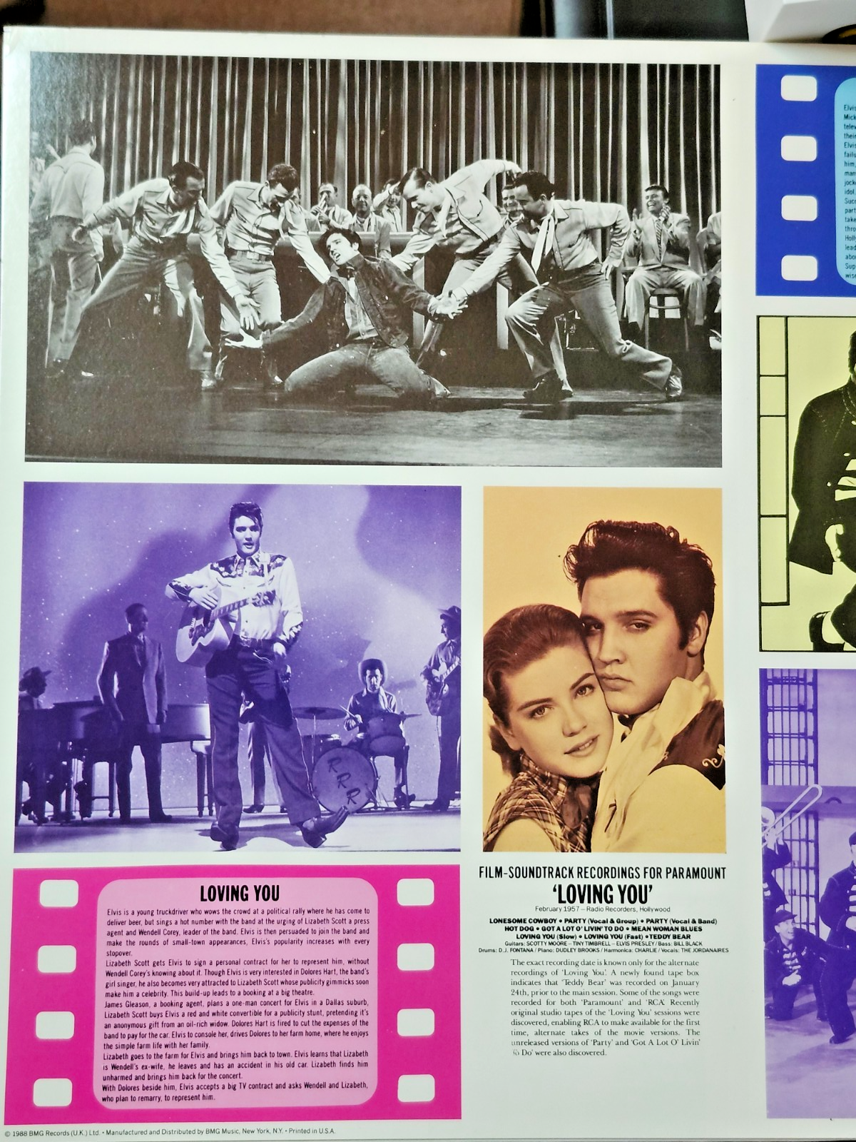 Elvis Presley  Essential Elvis | The First Movies Vinyl LP | RCA Records back