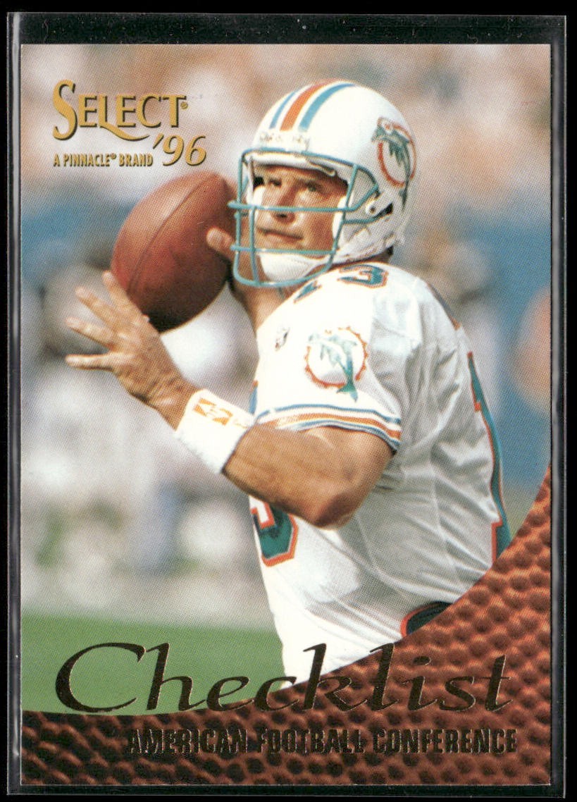 Dan Marino Player Lot Bundle 10 Different Football Cards DM003 Dolphins back