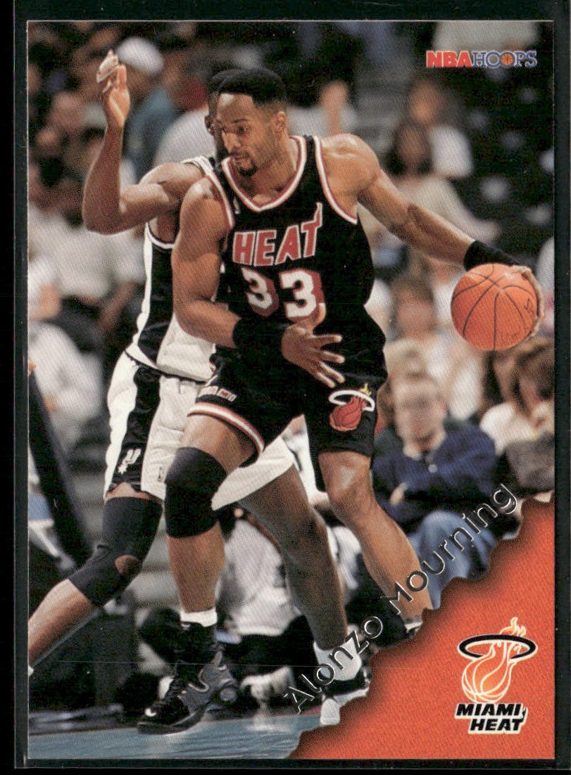 Alonzo Mourning Player Lot Bundle 10 Different Basketball Cards AM003 Heat back