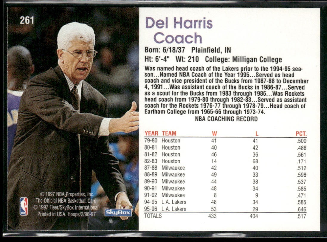 NBA Coaches Lot Bundle 10 Basketball Cards C012 Various Teams back