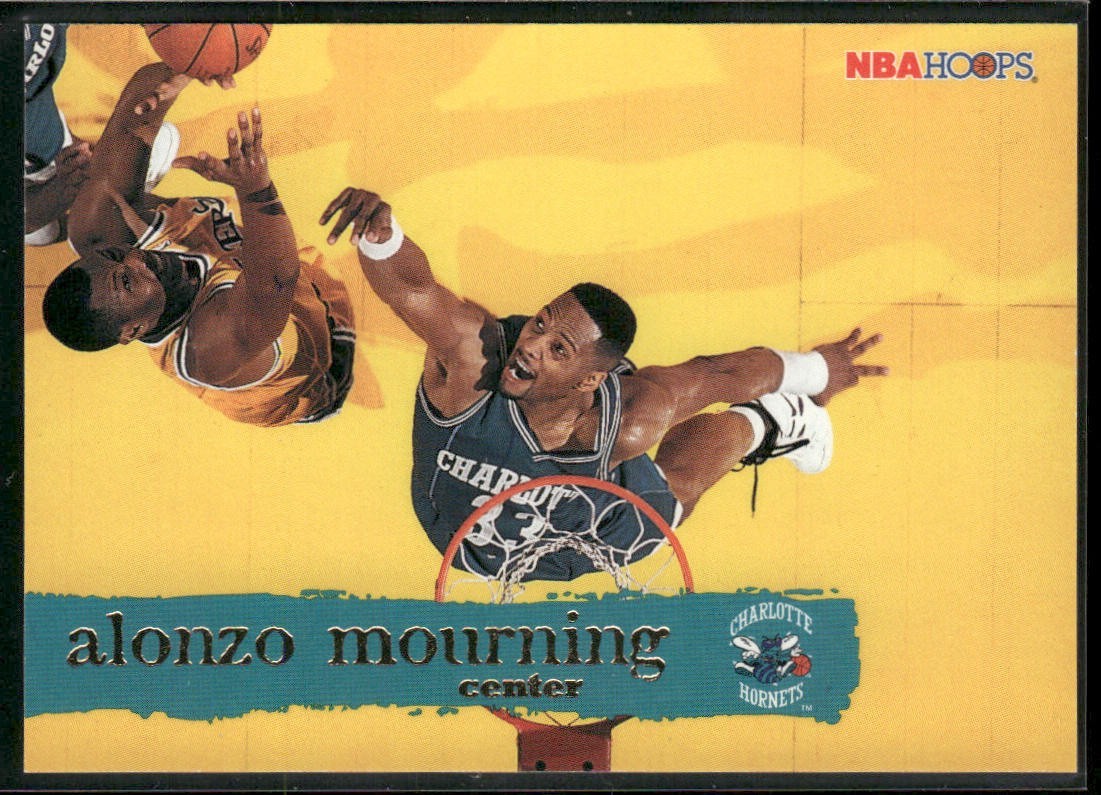 Alonzo Mourning Player Lot Bundle 10 Different Basketball Cards AM002 Heat back