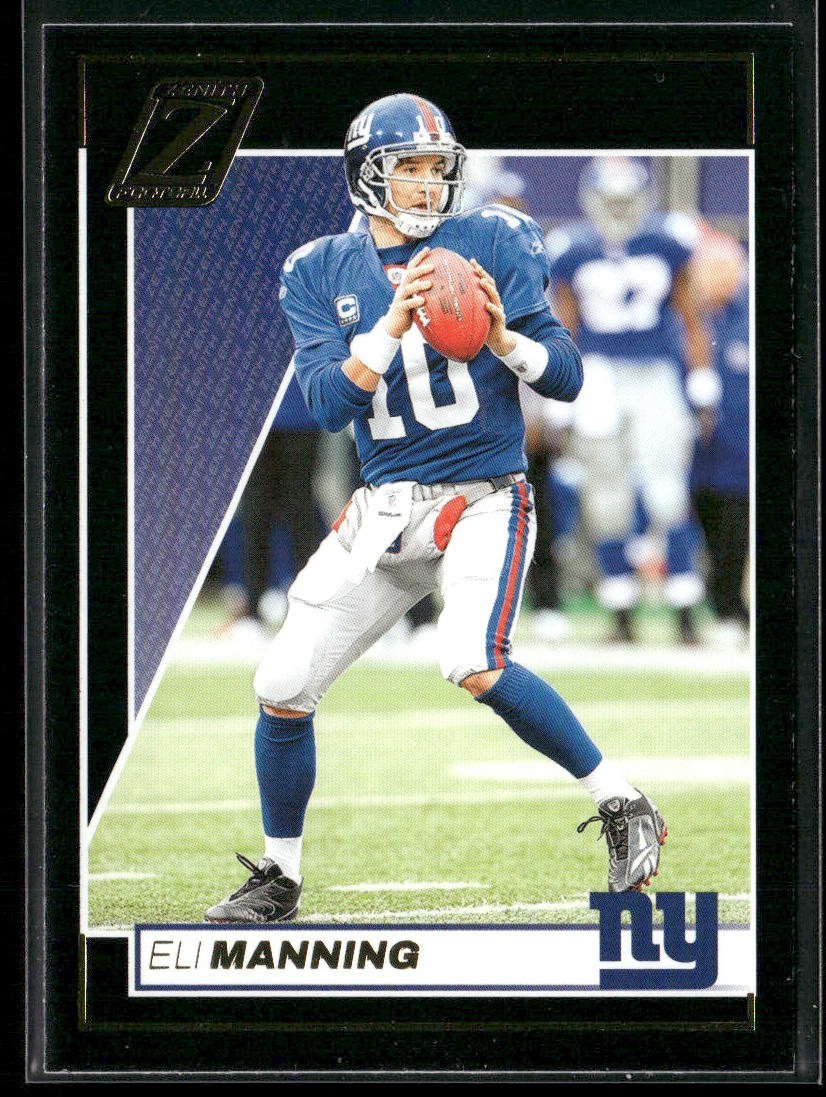 Eli Manning Player Lot Bundle 10 Football Cards EM002 Giants back