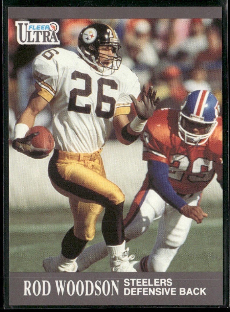 Rod Woodson Player Lot Bundle 10 Different Football Cards RW003 Steelers back