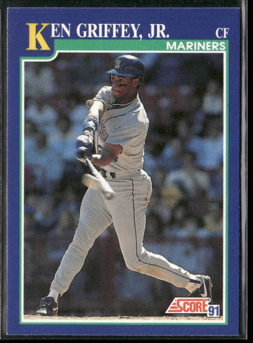 Ken Griffey Jr. Player Lot Bundle 10 Different Baseball Cards KGJ002 Mariners back