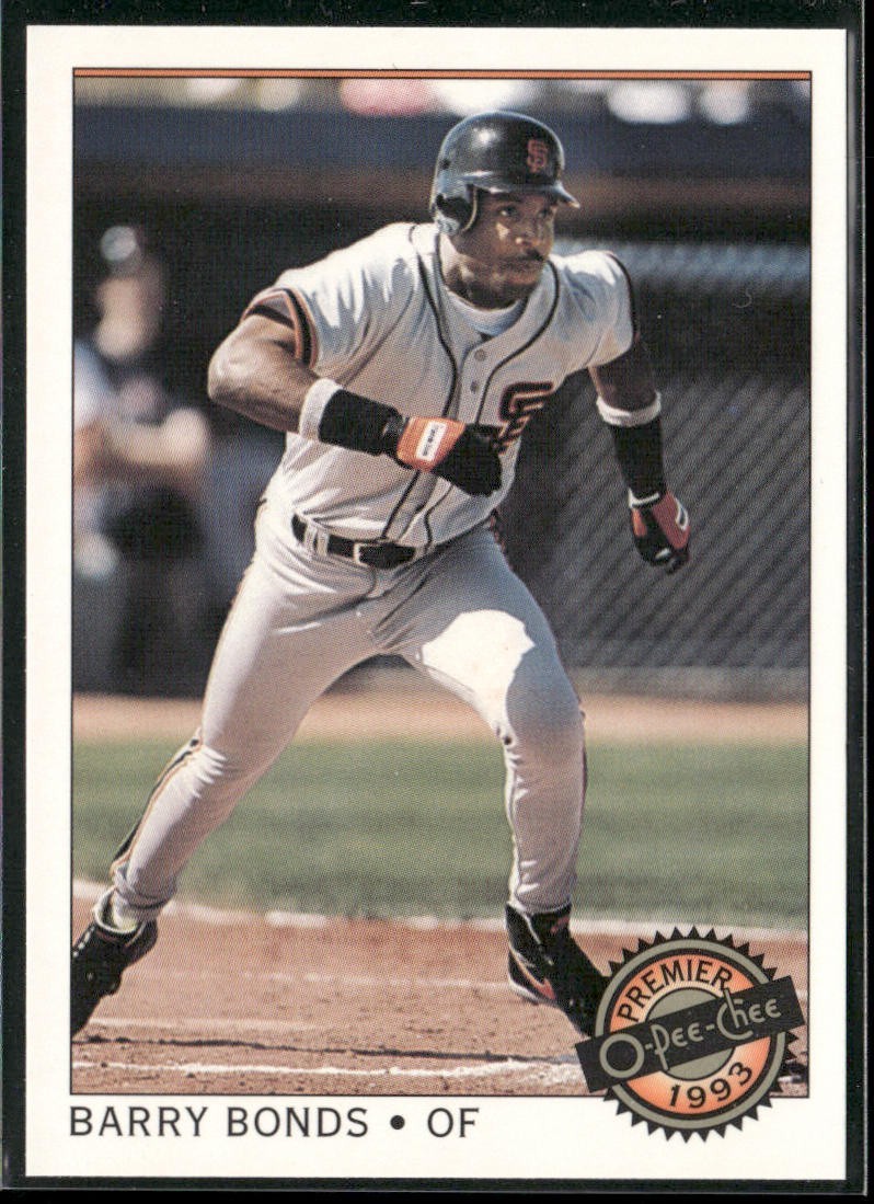 Barry Bonds Player Lot Bundle 10 Different Baseball Cards BB002 Giants Pirates back