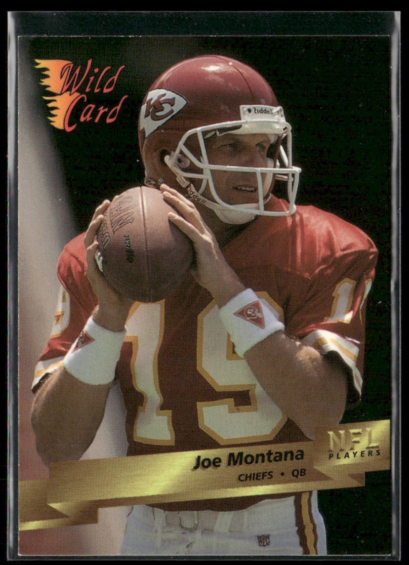 Joe Montana Player Lot Bundle 10 Different Football Cards JM002 49ers Chiefs back