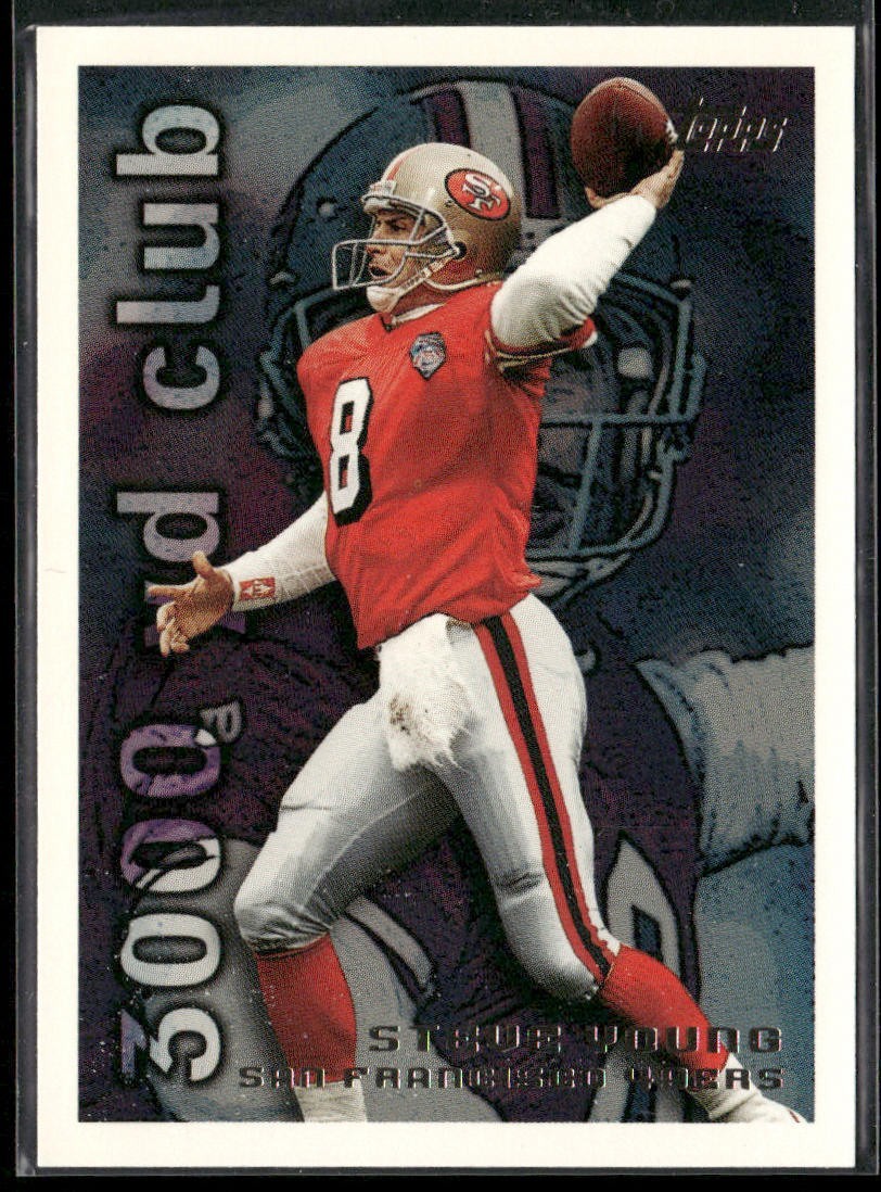 Steve Young Player Lot Bundle 10 Different Football Cards SY001 49ers back