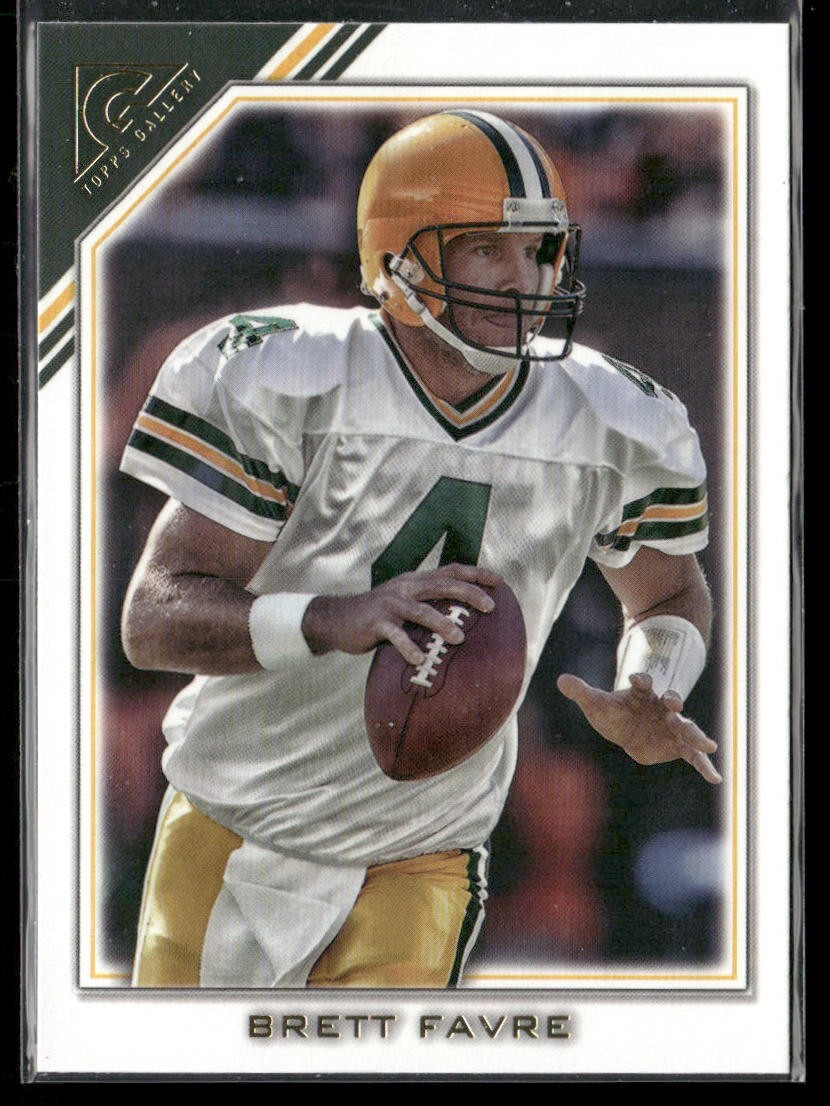 Brett Favre Player Lot Bundle 10 Different Football Cards BF001 Packers back
