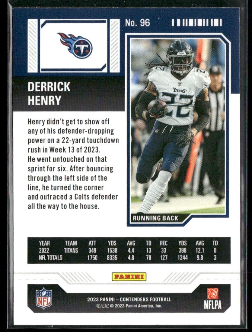 Derrick Henry Player Lot Bundle 10 Different Football Cards DH002 Titans Ravens back
