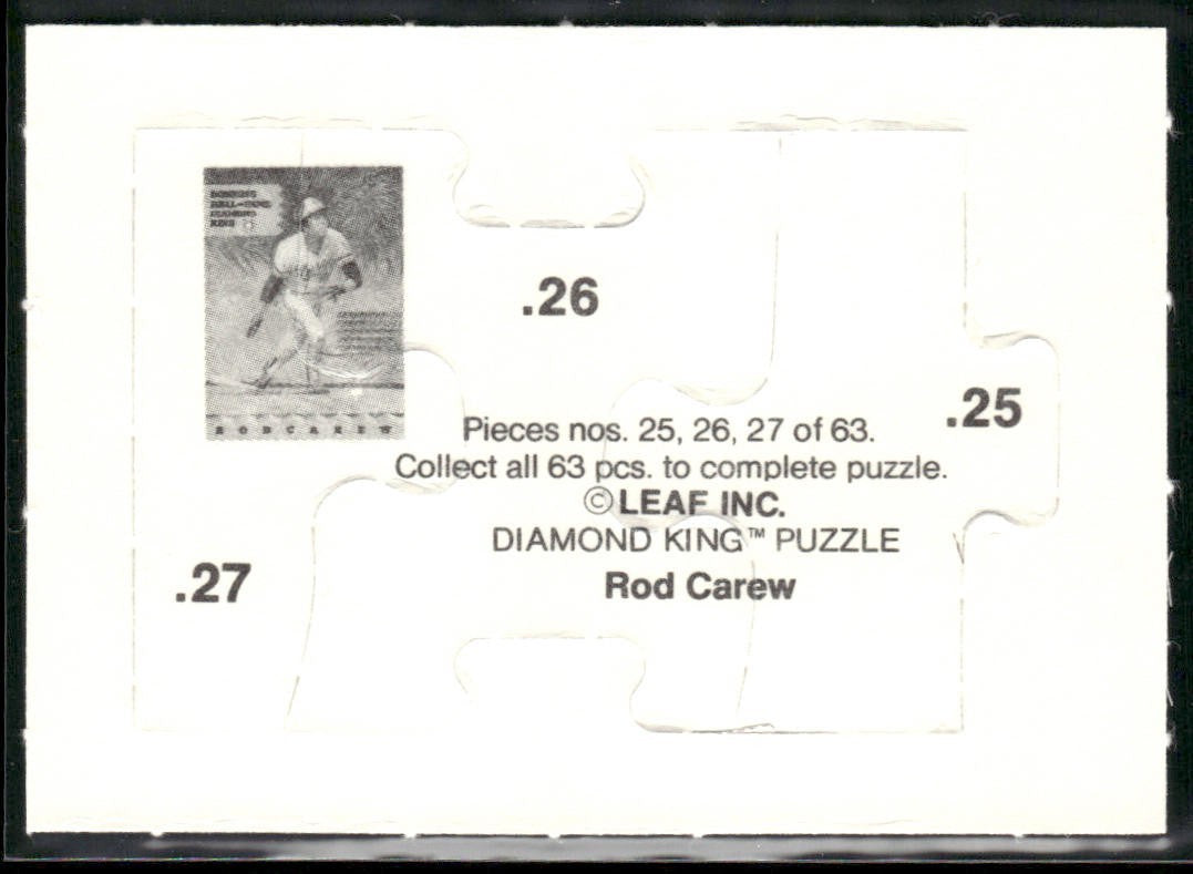 Puzzle Piece Lot Bundle 10 Different Baseball Cards P015 back