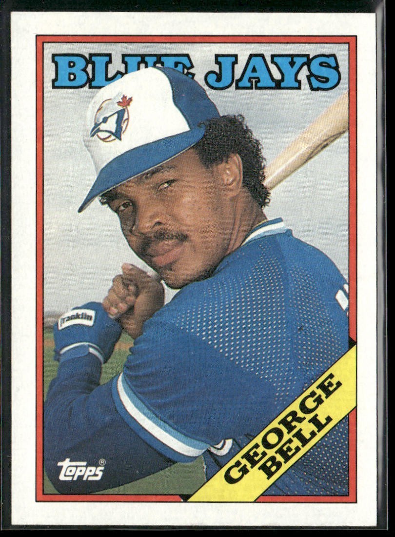 George Bell Player Lot Bundle 10 Different Baseball Cards GB001 Cubs back