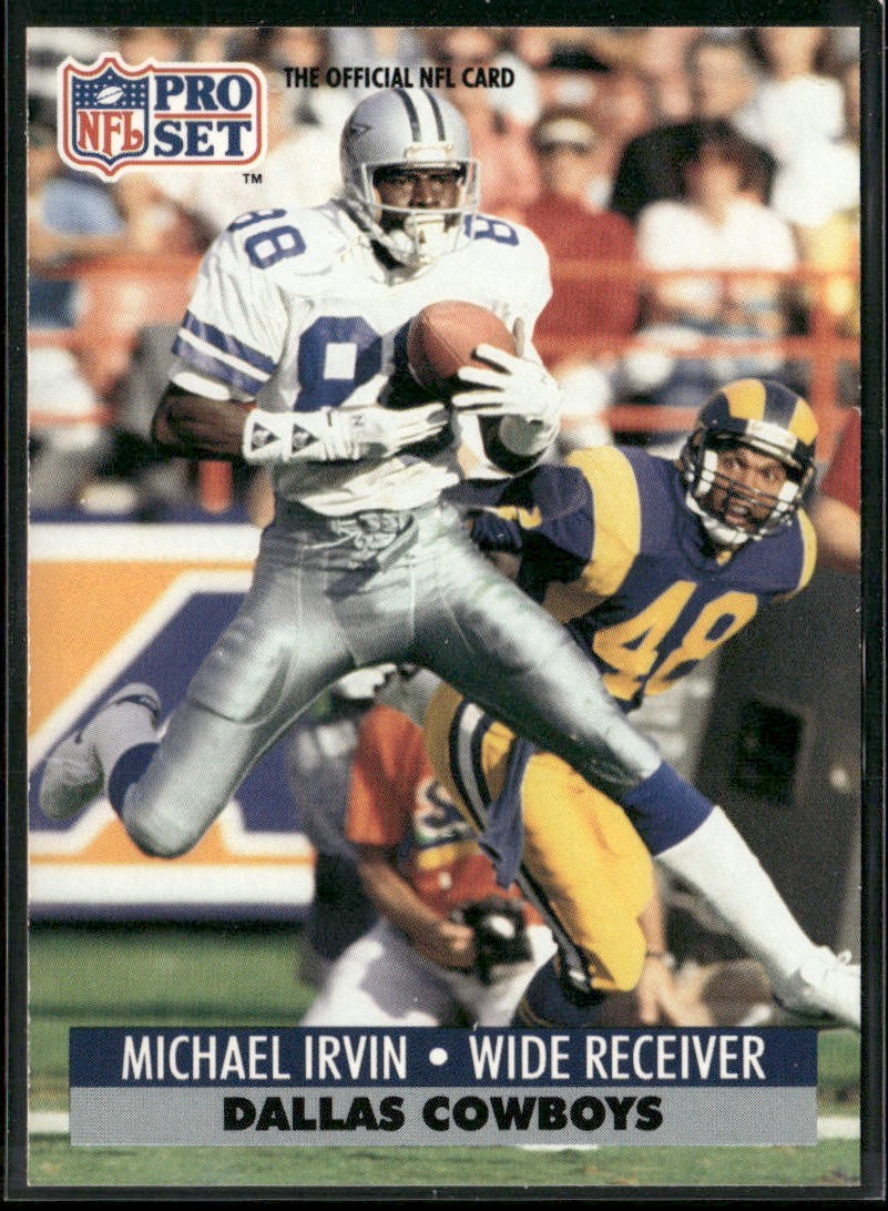Michael Irvin Player Lot Bundle 10 Different Football Cards MI002 Cowboys back