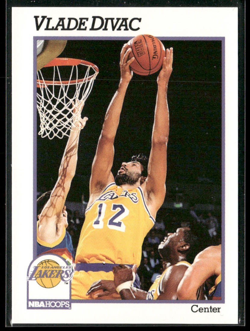 Vlade Divac Player Lot Bundle 10 Basketball Cards VD001 Lakers Hornets back