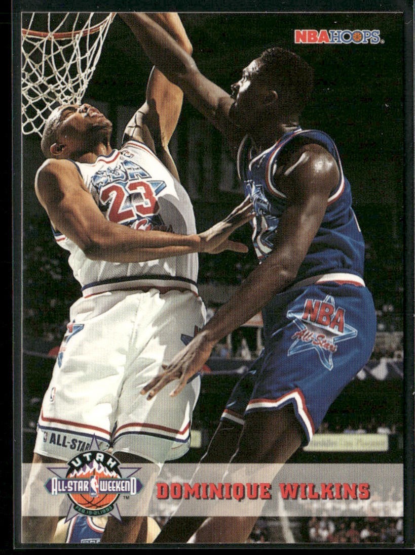 Dominique Wilkins Player Lot Bundle 10 Basketball Cards DW002 Hawks back