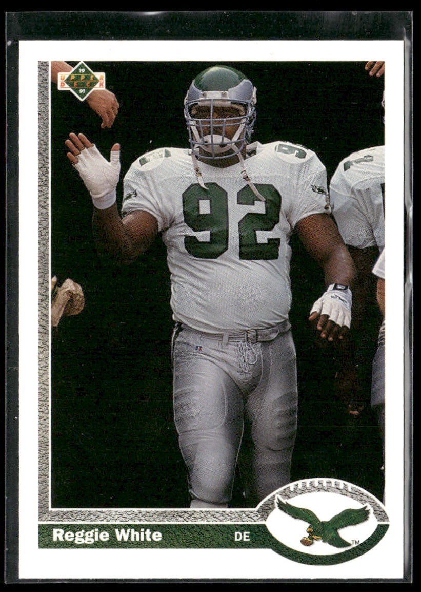 Reggie White Player Lot Bundle 10 Different Football Cards RW006 Eagles Packers back