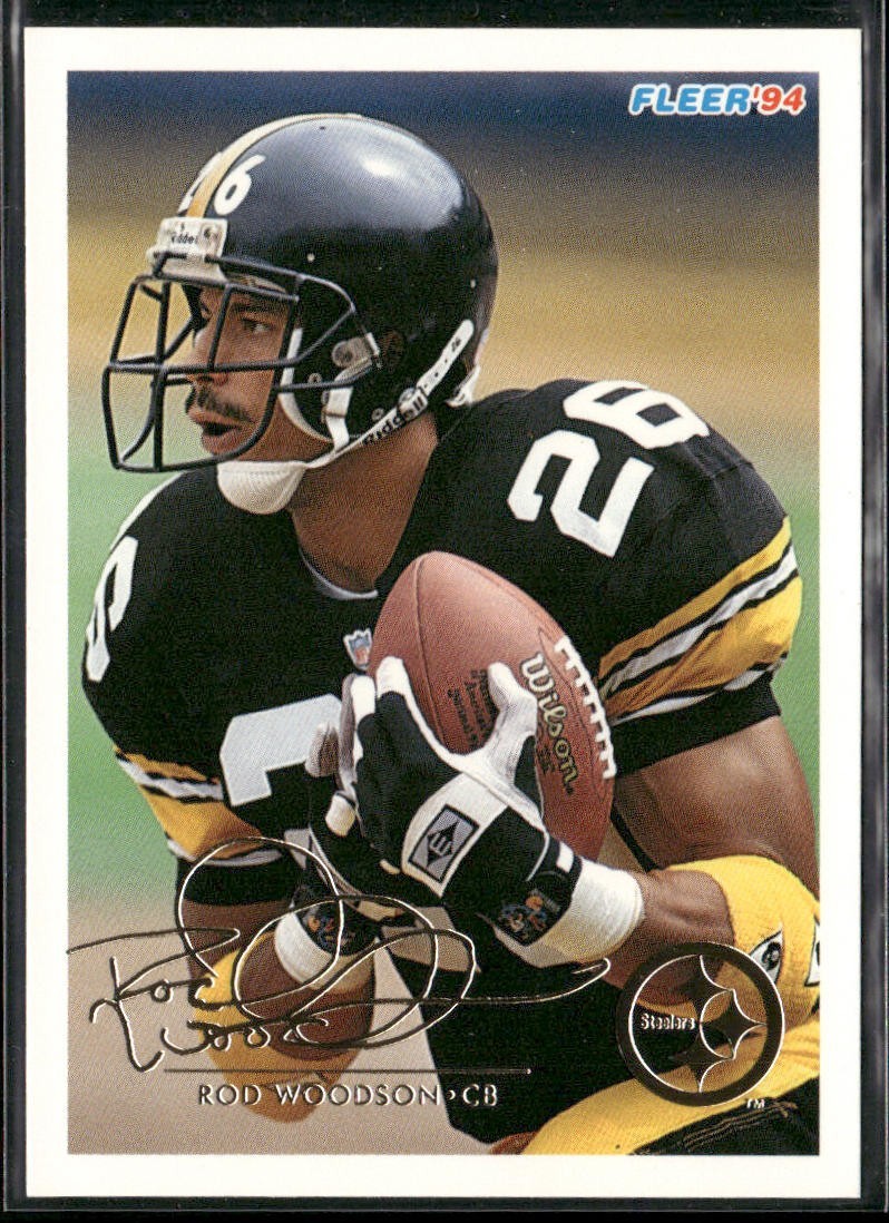 Rod Woodson Player Lot Bundle 10 Different Football Cards RW001 Steelers back