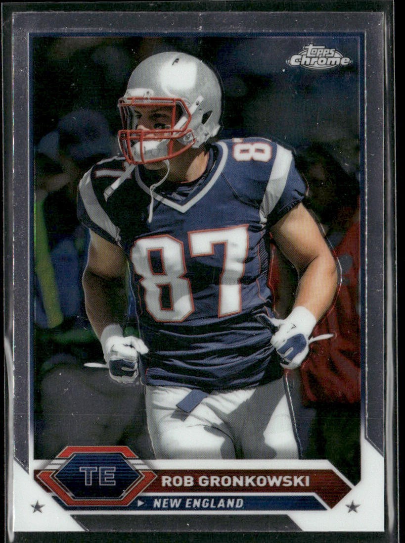 Rob Gronkowski Player Lot Bundle 10 Different Football Cards RG001 Patriots back