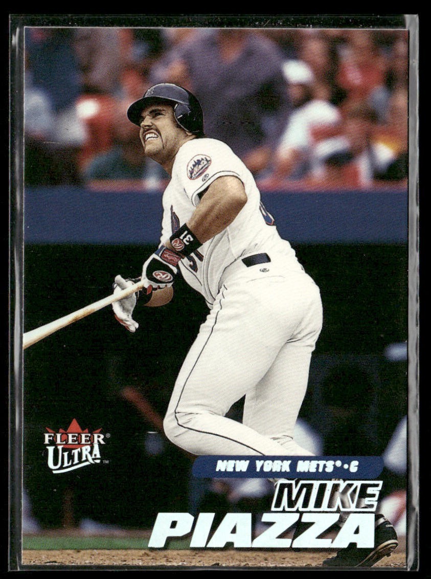 Mike Piazza Player Lot Bundle 10 Different Baseball Cards MP002 Dodgers Mets back
