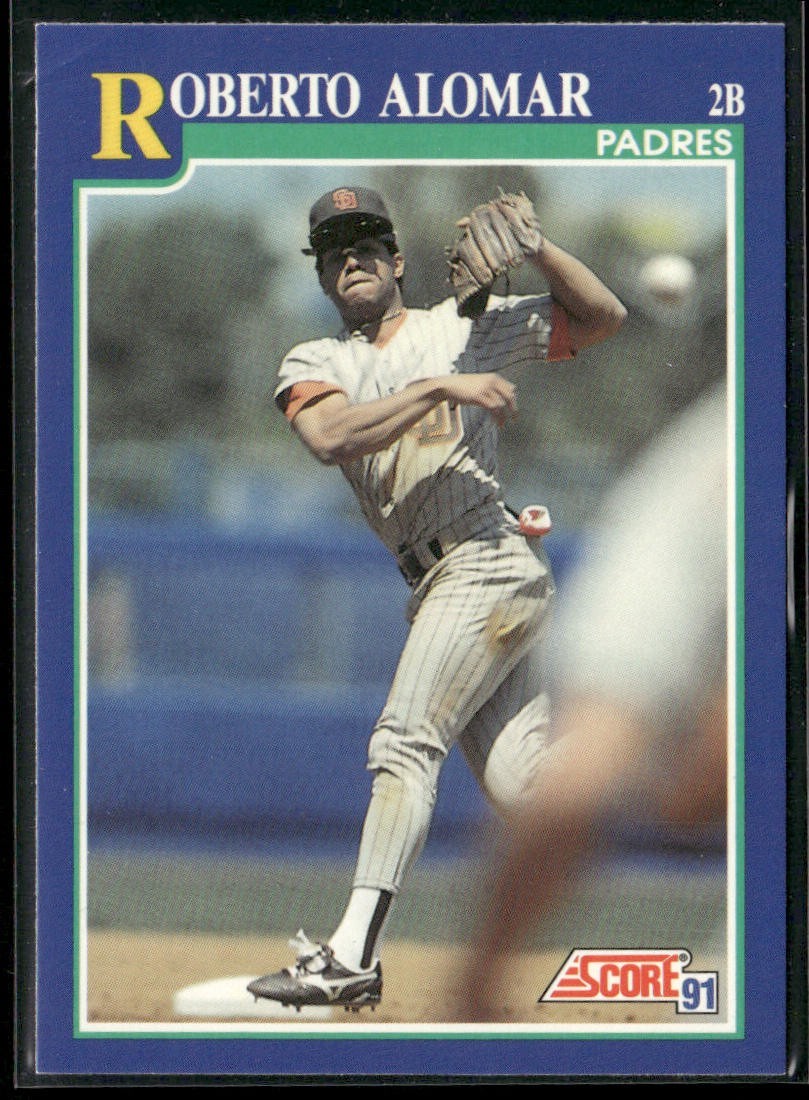 Roberto Alomar Lot Bundle 10 Different Baseball Cards RA001 Blue Jays Padres back