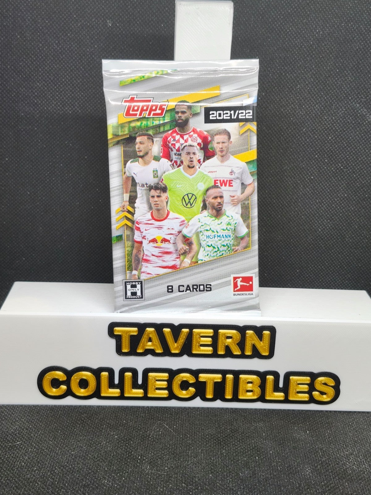 2021-22 Topps Bundesliga Trading Card Hobby Soccer Factory Sealed Pack front