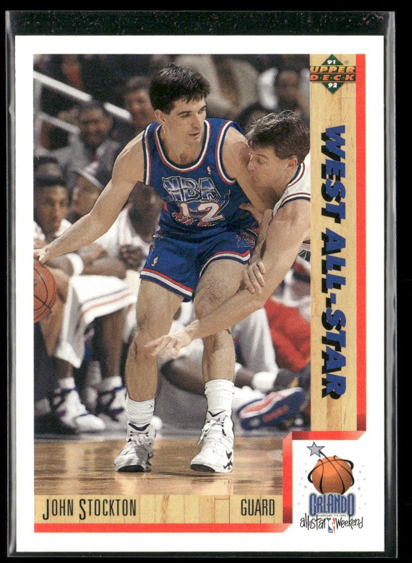 John Stockton Player Lot Bundle 10 Basketball Cards JS005 Utah Jazz back