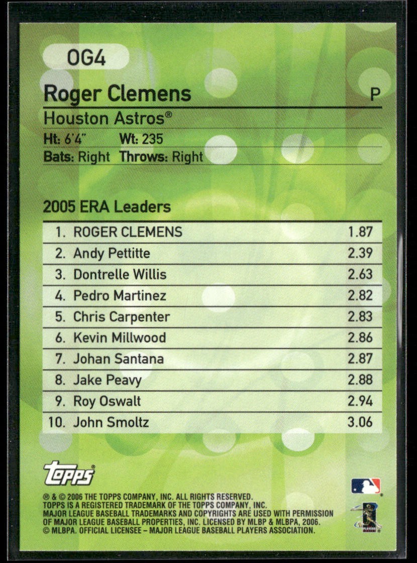 Roger Clemens Lot Bundle 10 Different Baseball Cards RC003 Red Sox Yankees back