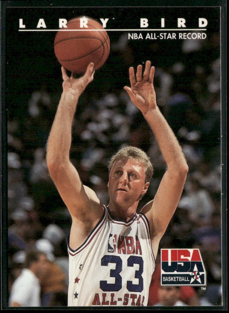 Larry Bird Player Lot Bundle 10 Basketball Cards LB001 Celtics back