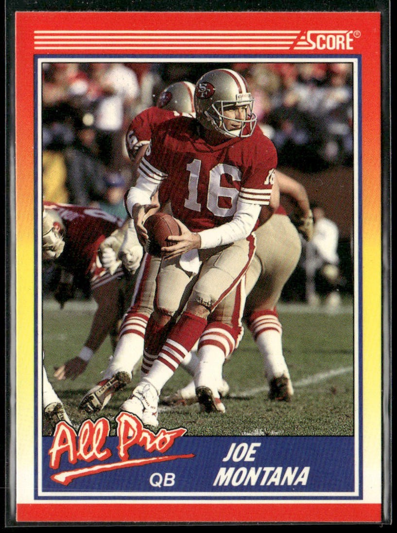 Joe Montana Player Lot Bundle 10 Different Football Cards JM005 49ers Chiefs back