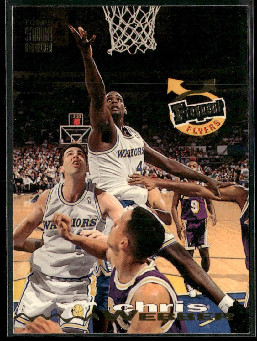Chris Webber Player Lot Bundle 10 Basketball Cards CW004 Warriors 2 RC back