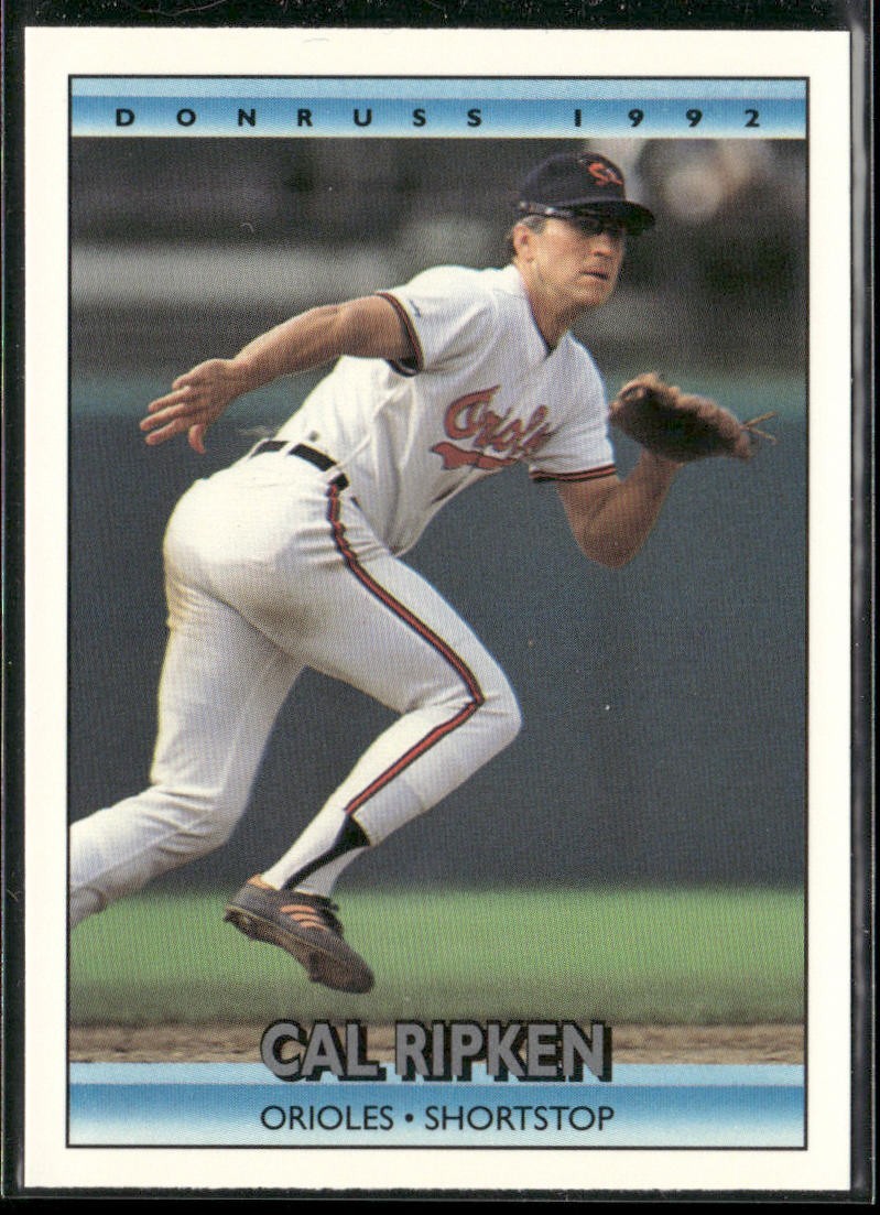 Cal Ripken Jr. Player Lot Bundle 10 Different Baseball Cards CRJ001 Orioles back