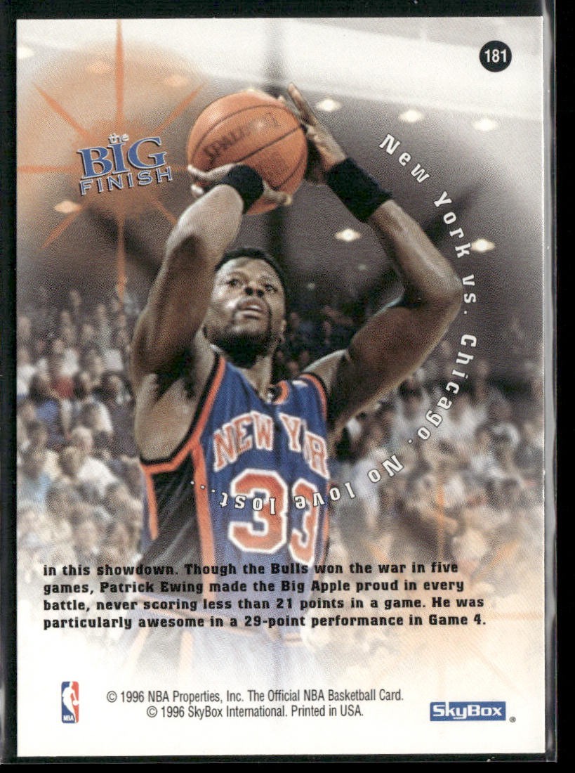 Patrick Ewing Player Lot Bundle 10 Basketball Cards PE004 New York Knicks back