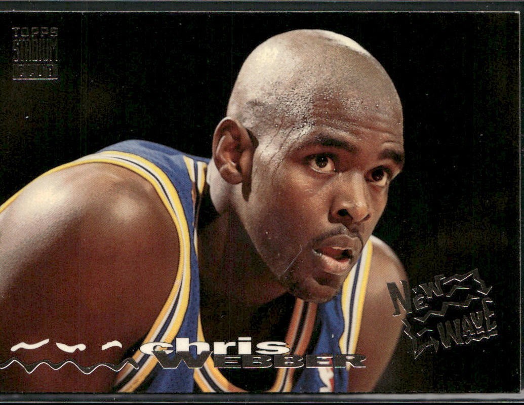 Chris Webber Player Lot Bundle 10 Basketball Cards CW004 Warriors 2 RC back
